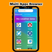 Multi Apps Browser penulis hantaran
