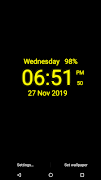 Digital Clock Live Wallpaper Ekran Görüntüsü 3