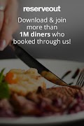 ReserveOut - book a table Plakat