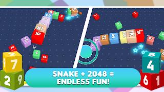 برنامه‌نما 2048Snake.io عکس از صفحه