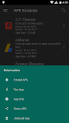برنامه‌نما APK Extractor - Dark Theme عکس از صفحه