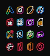 Outline 3D - Line icon pack screenshot 1
