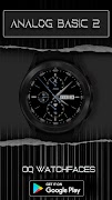 Analog Basic 2 for WEAR OS 4 скриншот 1