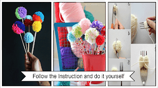 귀여운 DIY Tarn Pom Poms 자습서 스크린샷 2