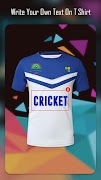 Jersey Design Maker : Cricket  screenshot 7