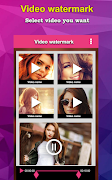Video with Water Mark Maker imagem de tela 2