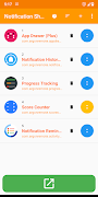 برنامه‌نما Notification Shortcuts عکس از صفحه