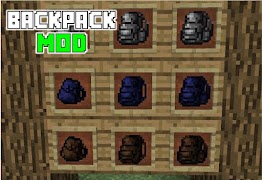 Backpack Mod for Minecraft plakat