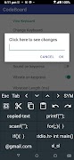 CodeBoard Keyboard for Coding captura de pantalla 6