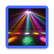 Discoblitzlicht Plakat