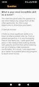 Nursing Interview Question スクリーンショット 4