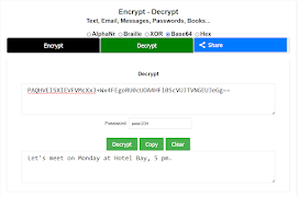 2 Schermata Encrypt Decrypt by Password