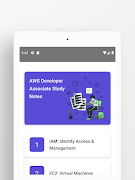 برنامه‌نما AWS Developer Associate Notes عکس از صفحه