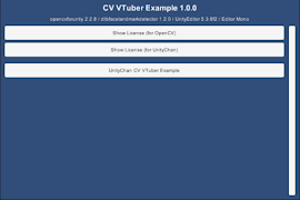 برنامه‌نما CV VTuber Example عکس از صفحه