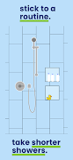 Bath timer: Shorter Showers โปสเตอร์