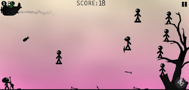 Stickman Fight - Удар ножом скриншот 4