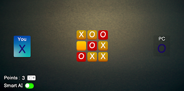 Tic Tac Toe: Classic XO AI تصوير الشاشة 1