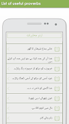 Urdu English Proverbs captura de pantalla 5