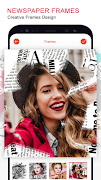 Newspaper Photo Frames FX captura de pantalla 1