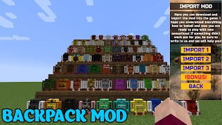 Backpack Mod For Minecaft PE ภาพหน้าจอ 7