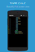 TapeCalc screenshot 2
