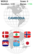World Flags Memory and Quiz syot layar 3