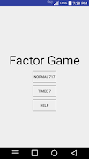 Factoring Game poster