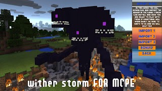 Wither Storm Mod Minecraft PE скриншот 2