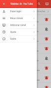 Sininho - Notificações do YouT ภาพหน้าจอ 5