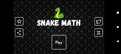 Snake Game: Challenge Math-poster