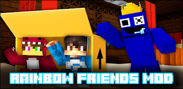 Rainbow Friends Mod Minecraft स्क्रीनशॉट 4