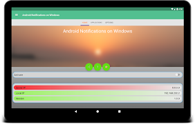 برنامه‌نما Notifications on Windows for A عکس از صفحه
