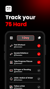 75 Hard Challenge Tracker Poster