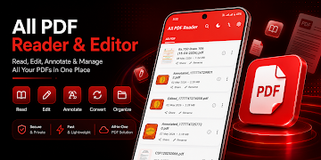 All PDF Reader & Editor Affiche