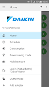 برنامه‌نما Daikin Online Controller عکس از صفحه