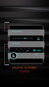 Numeric Live Clock WallPaper पोस्टर