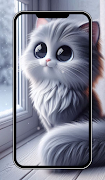 Cat Wallpaper Cute Aesthetic تصوير الشاشة 4