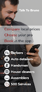 Talk To Bruno: Book Local Pros ภาพหน้าจอ 1