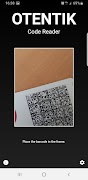 1 Schermata Otentik Code Reader
