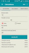 Running calculator screenshot 7