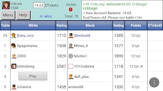 Cribbage GC تصوير الشاشة 2
