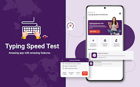 Typing Speed Test -Test Skills Cartaz