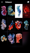 Betta Fish Pattern Lock Screen captura de pantalla 5