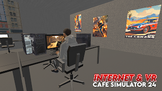 Poster Internet & VR Cafe Simulator