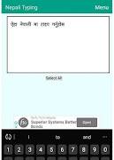 برنامه‌نما Nepali Typing عکس از صفحه