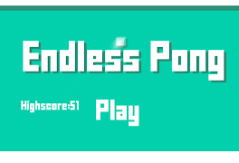 Endless Pong ポスター