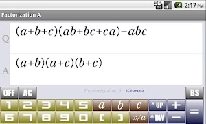 FactorizationA screenshot 3