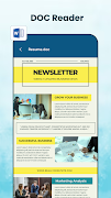 Docs File Reader - Doc to Pdf 스크린샷 1