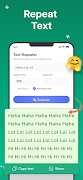 Text Repeater - Repeat Text اسکرین شاٹ 1