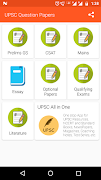 UPSC All Question Papers with  poster